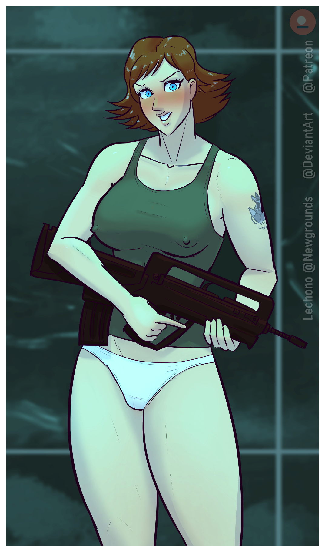 Meryl Silverburgh (Metal Gear) Rule 34 Image