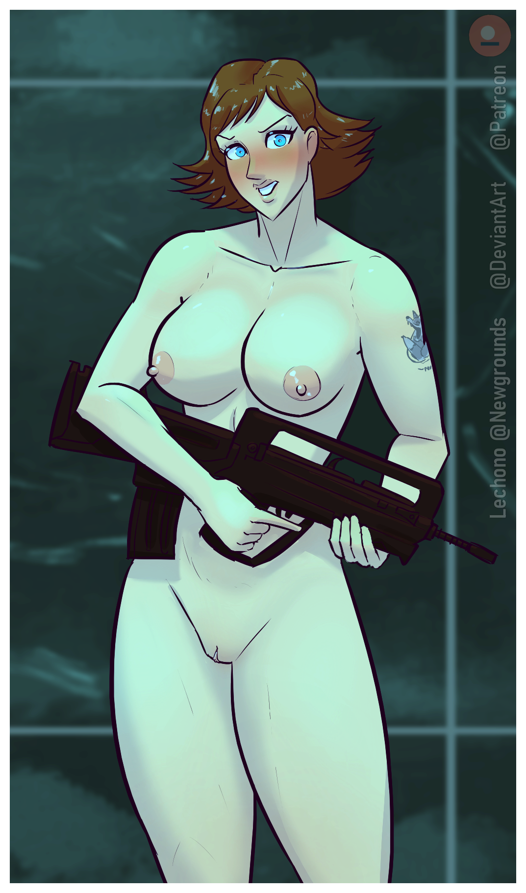 Meryl Silverburgh (Metal Gear) Rule 34 Image