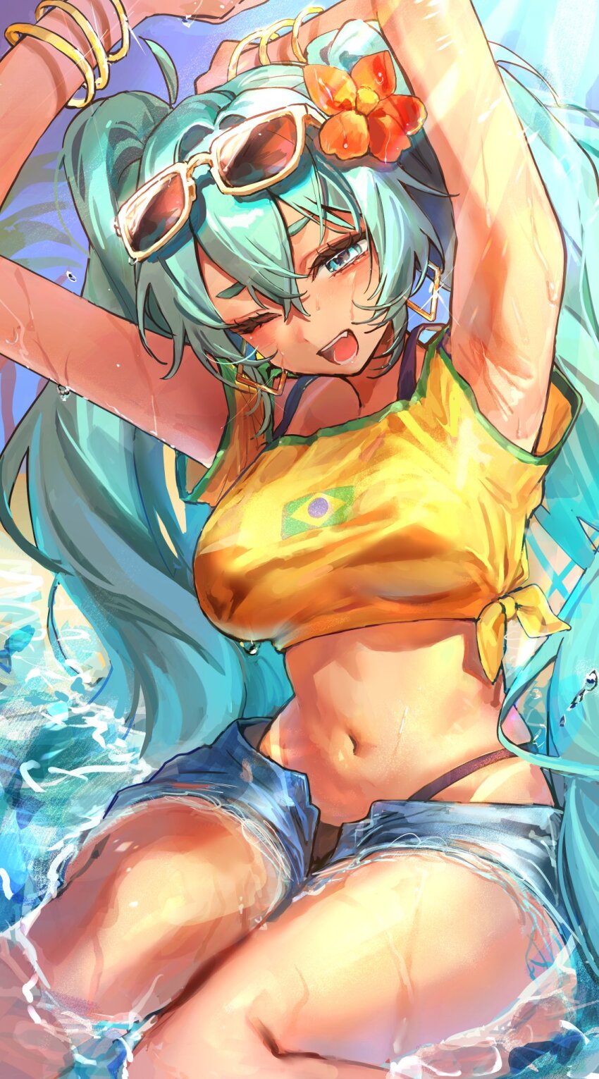 Brazilian Miku (Vocaloid) Rule 34 Image