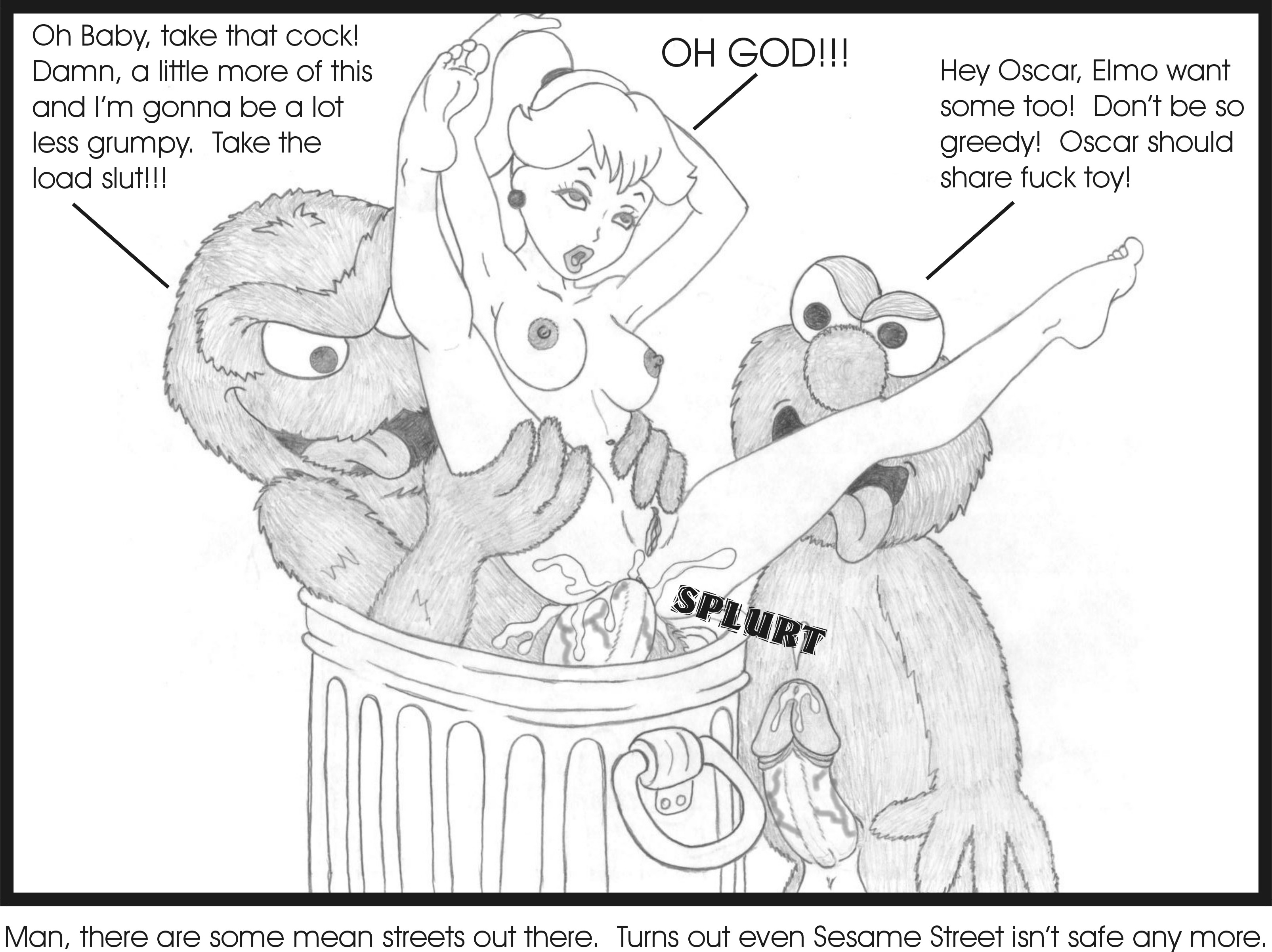 Elmo (Sesame Street) Rule 34 Image
