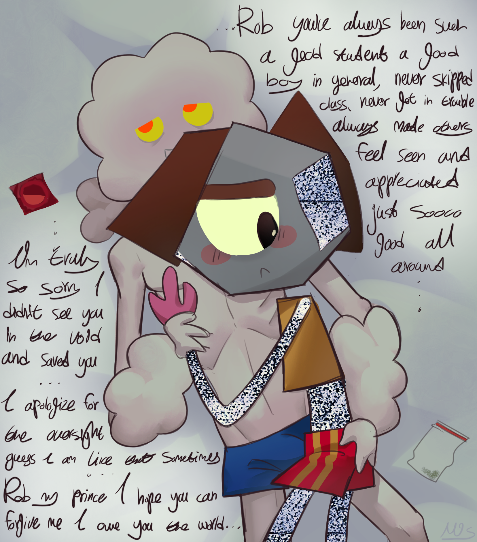Mr. Small (Rob (The Amazing World Of Gumball)) Rule 34 Image