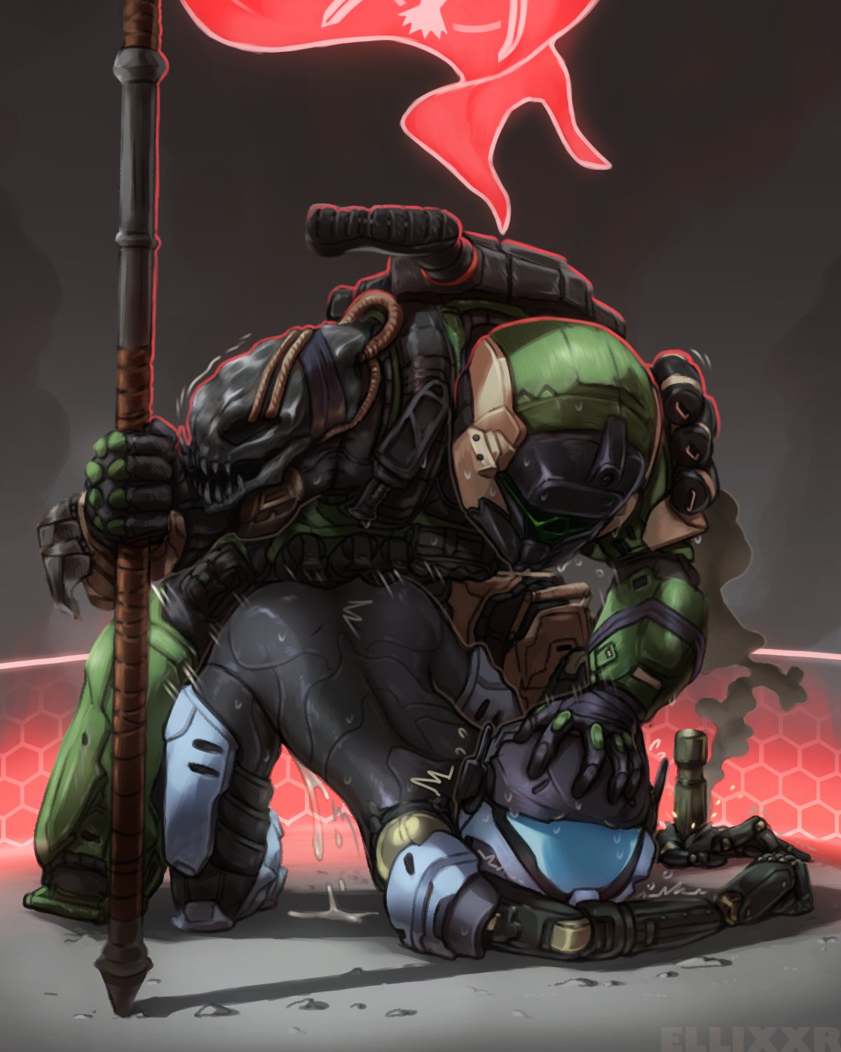 Kat-B320 (Halo Reach) Rule 34 Image