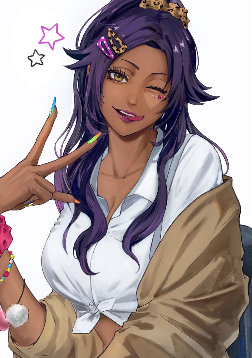 Shihouin Yoruichi (Bleach) Rule 34 Image