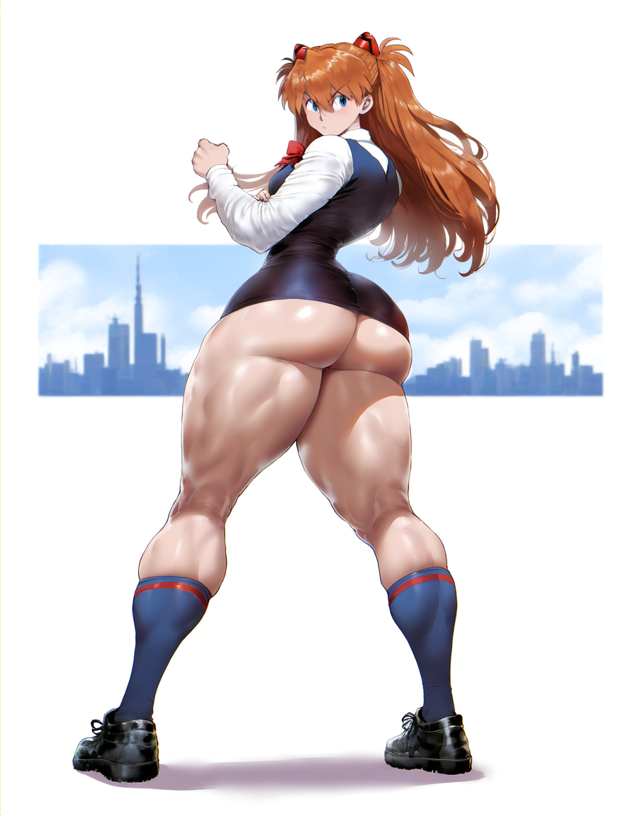 Asuka Langley Sohryu (Neon Genesis Evangelion) Rule 34 Image