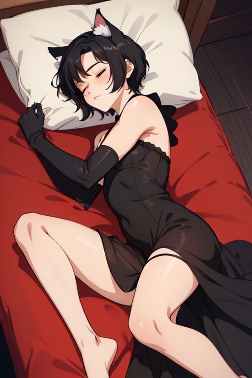 Black Dress Rule 34 Image