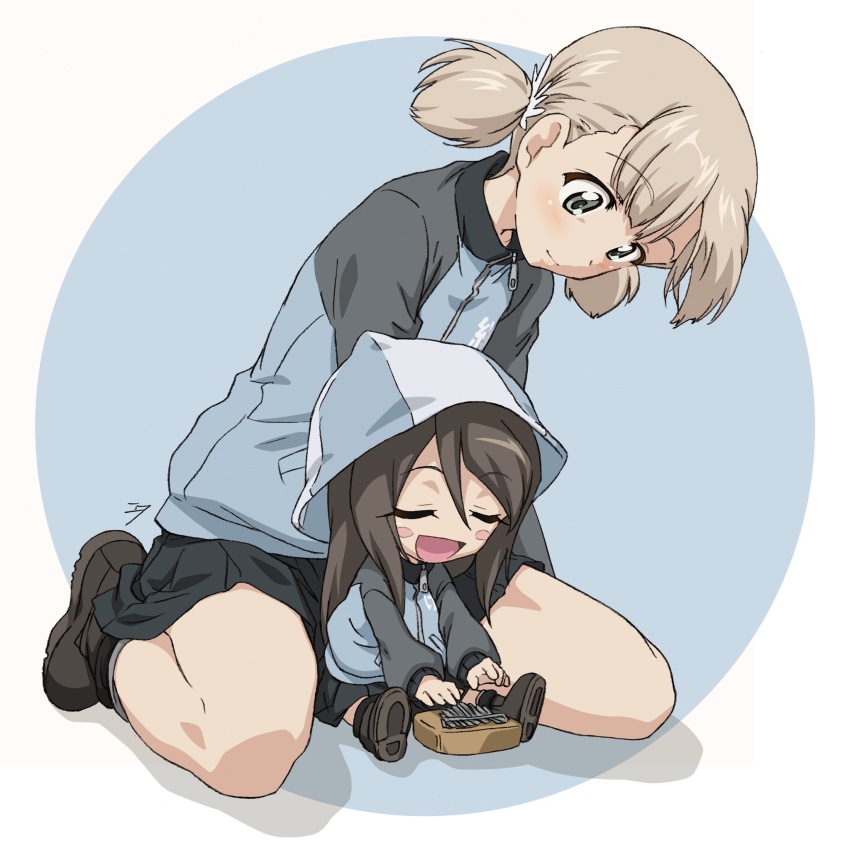 Aki (Girls Und Panzer) Rule 34 Image