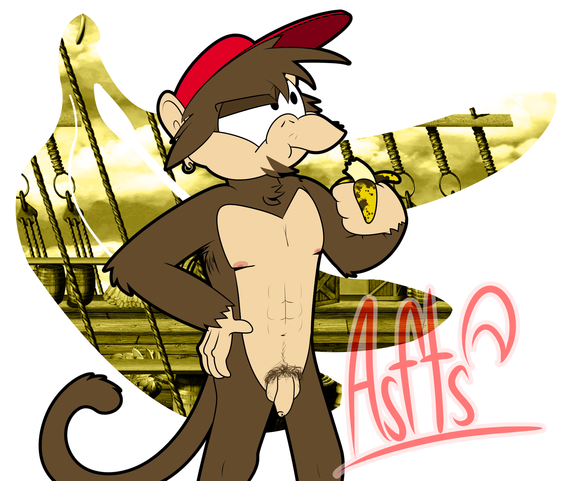 Diddy Kong (Donkey Kong (Series)) Rule 34 Image