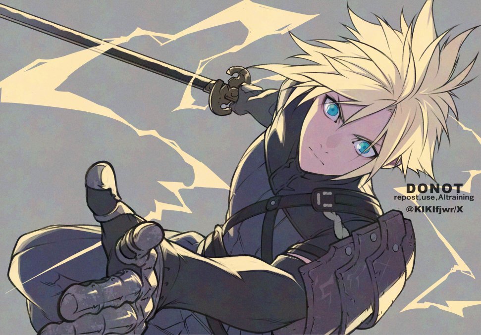 Cloud Strife (Final Fantasy) Rule 34 Image