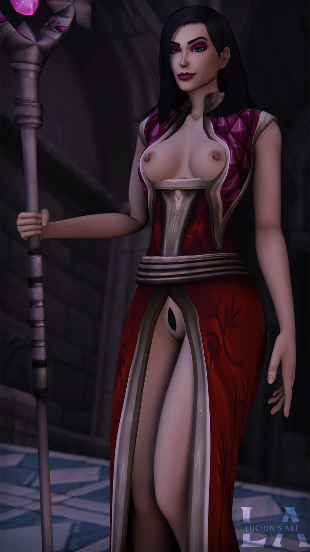 Lady Katrana Prestor (Blizzard Entertainment) Rule 34 Image