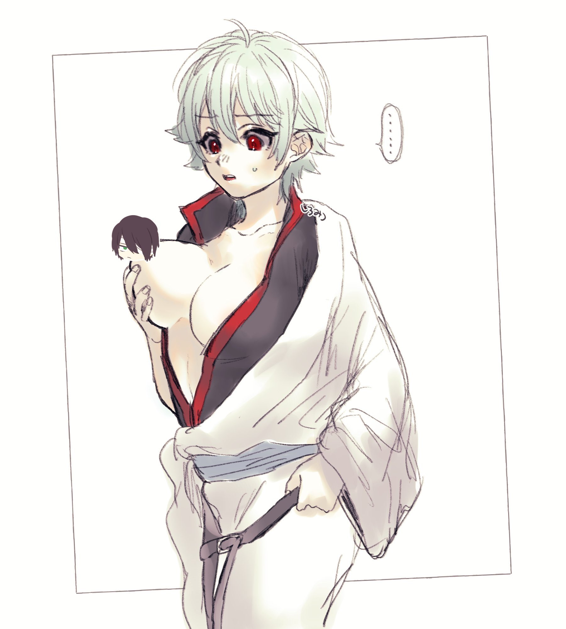 Ginko Sakata (Gintama) Rule 34 Image