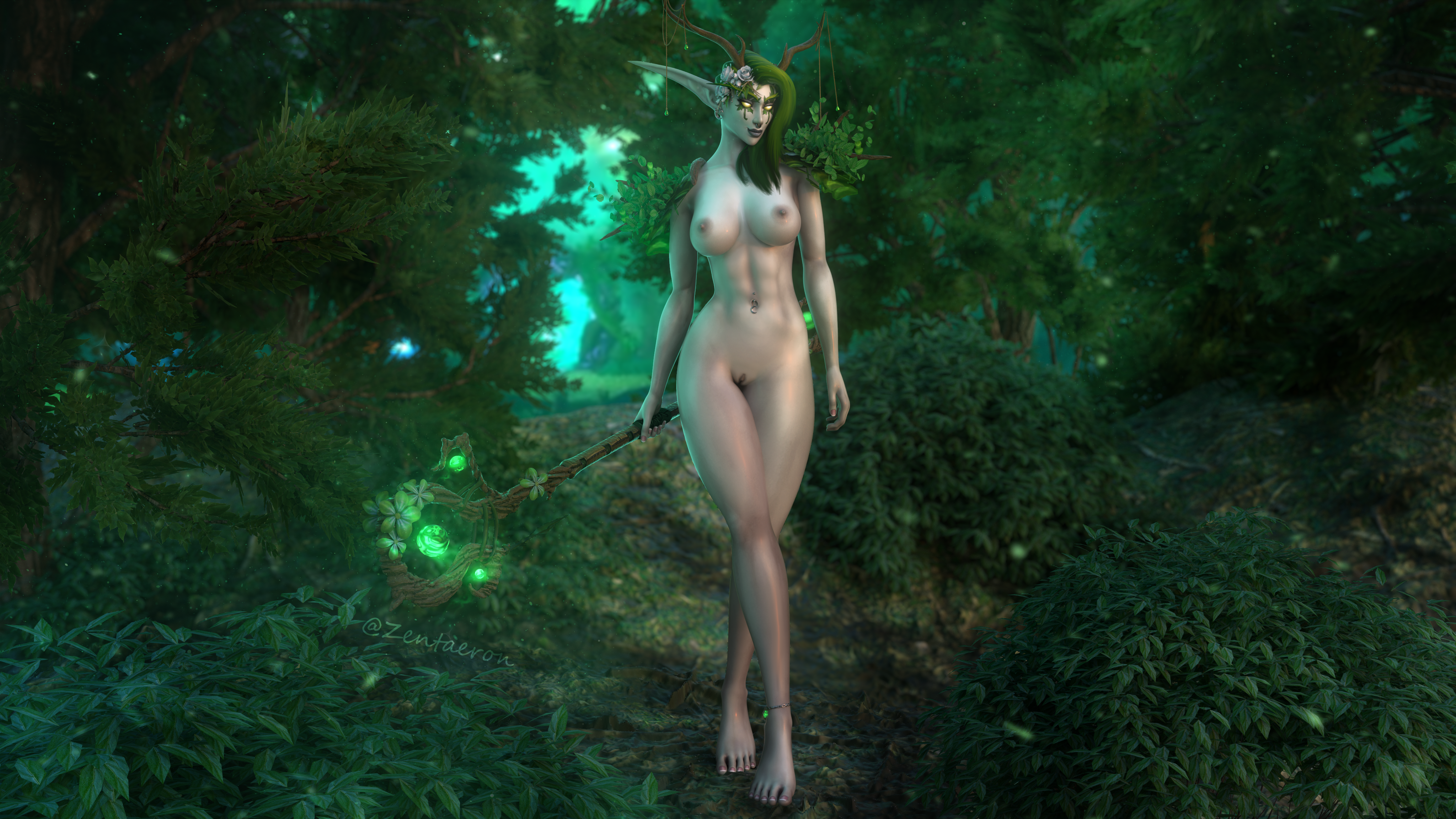 Night Elf (Blizzard Entertainment) Rule 34 Image