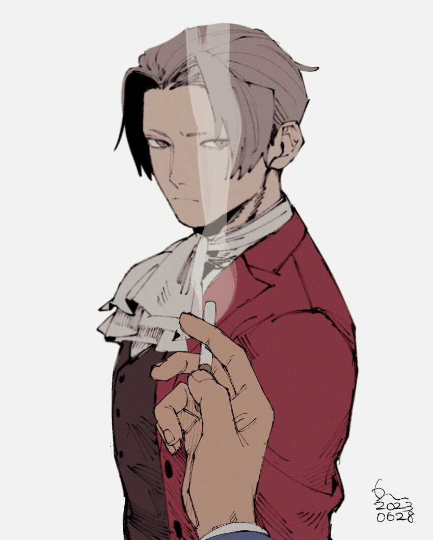 Miles Edgeworth (Ace Attorney) Rule 34 Image