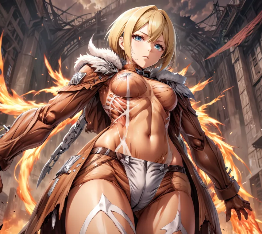 Female Titan (Attack On Titan) Rule 34 Image