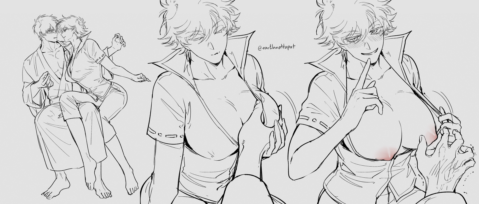 Ginko Sakata (Gintama) Rule 34 Image