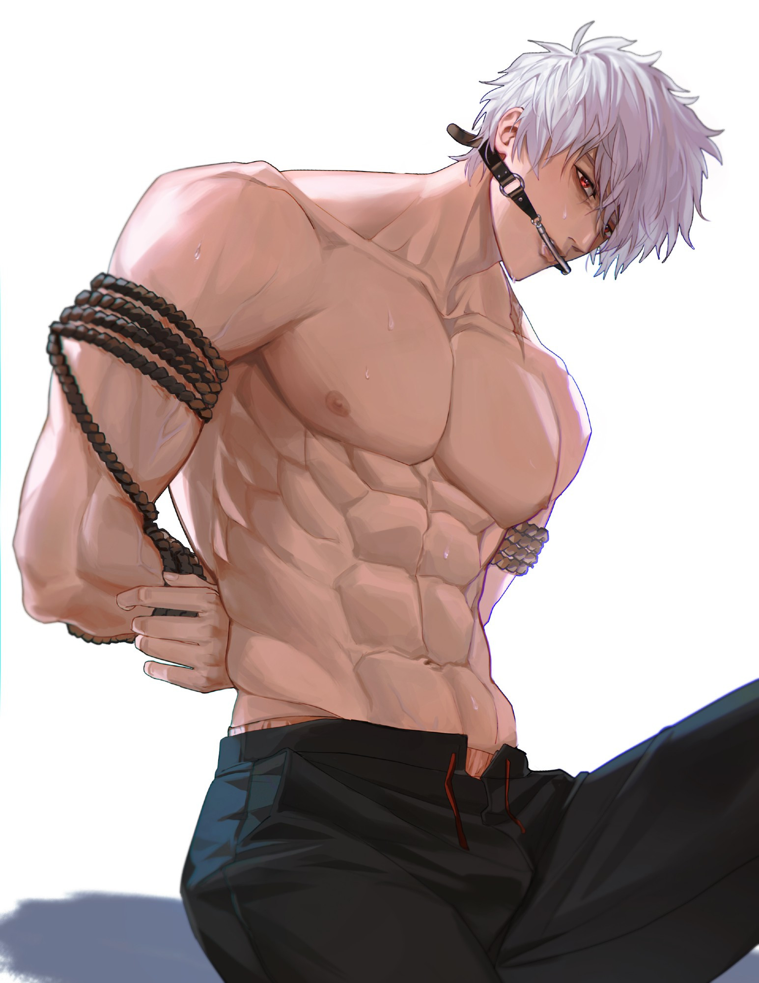 Gintoki Sakata (Gintama) Rule 34 Image