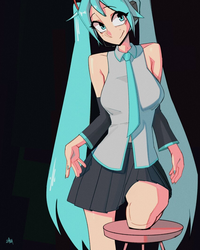 Hatsune Miku (Vocaloid) Rule 34 Image