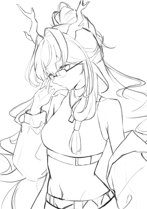 Shu (Arknights) Rule 34 Image