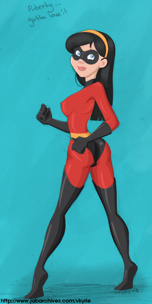 Violet Parr (Disney) Rule 34 Image