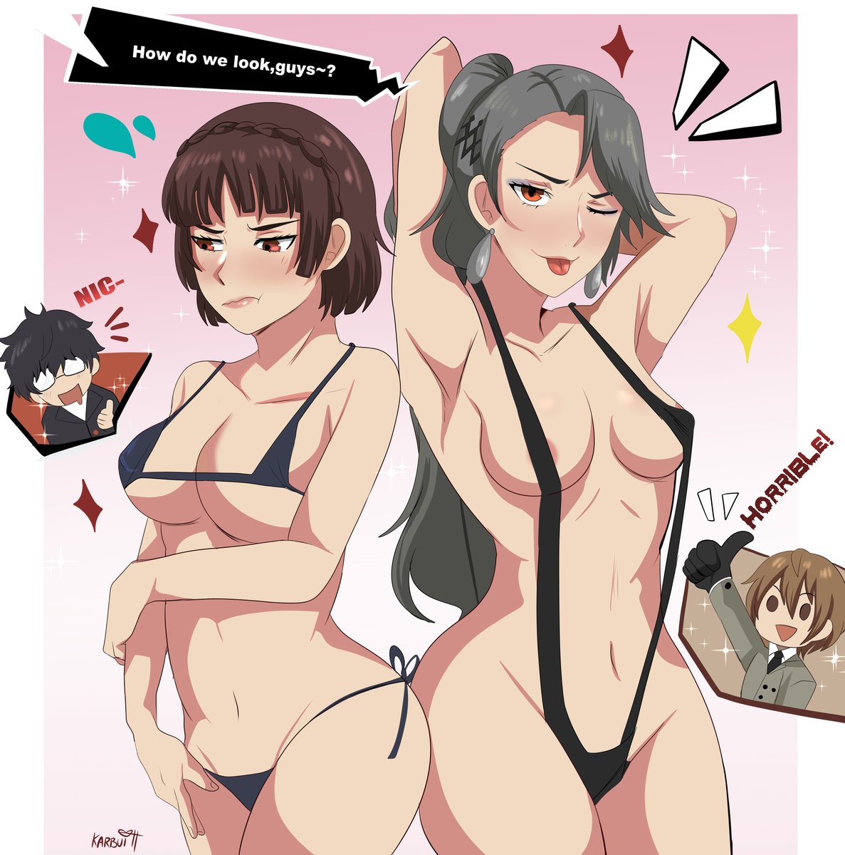 Goro Akechi (Megami Tensei) Rule 34 Image