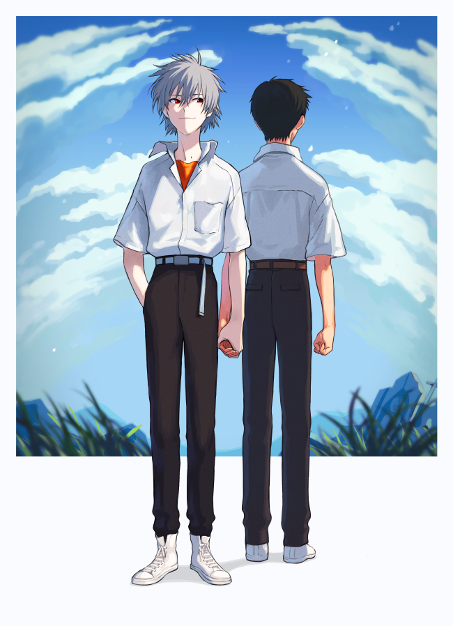Ikari Shinji (Nagisa Kaworu) Rule 34 Image