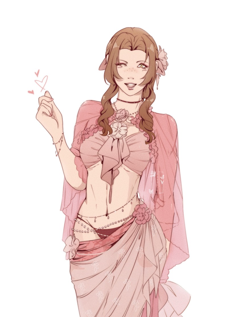 Aerith Gainsborough (Final Fantasy) Rule 34 Image