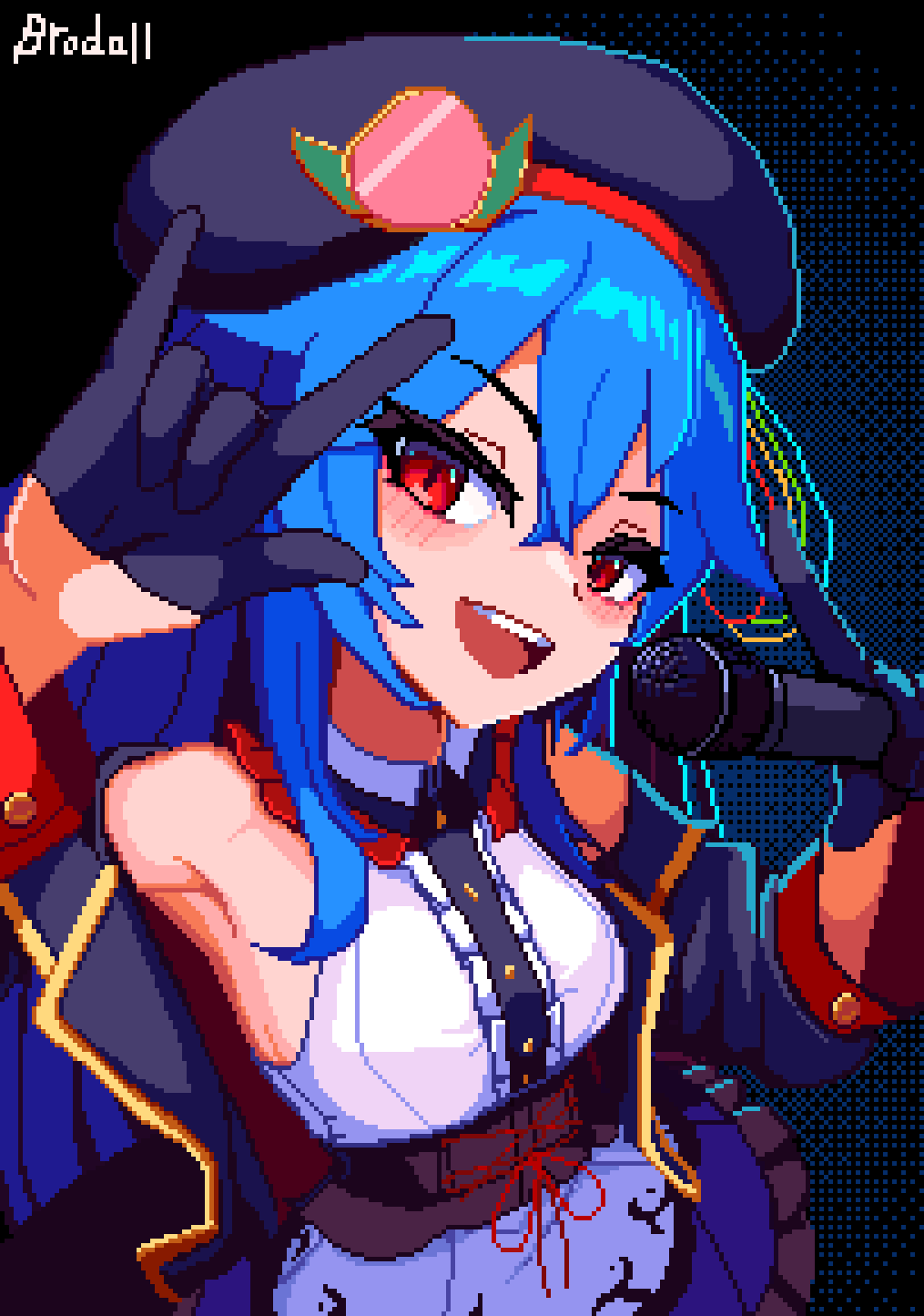 Hinanawi Tenshi (Touhou) Rule 34 Image