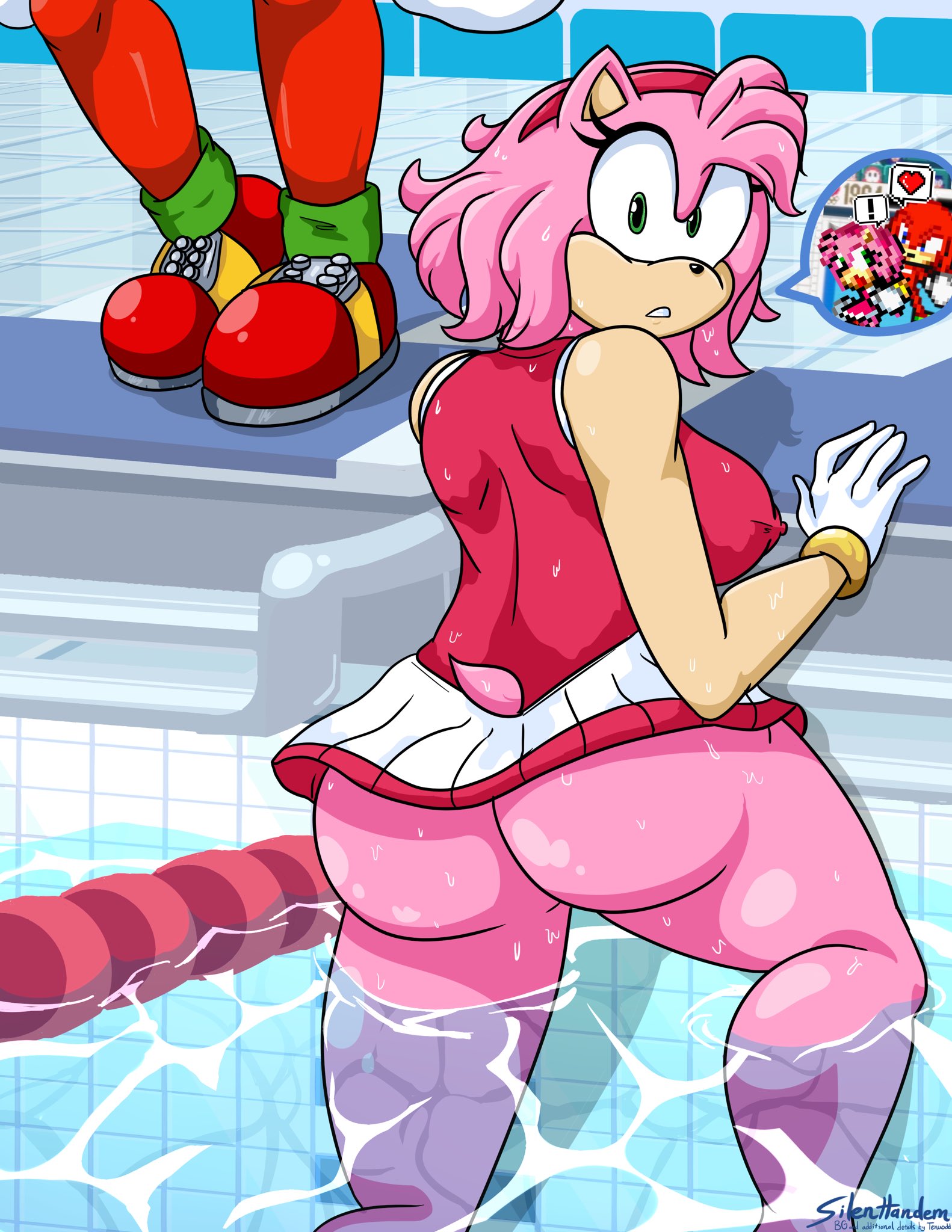 Amy Rose (Mario And Sonic At The Olympic Games) Rule 34 Image