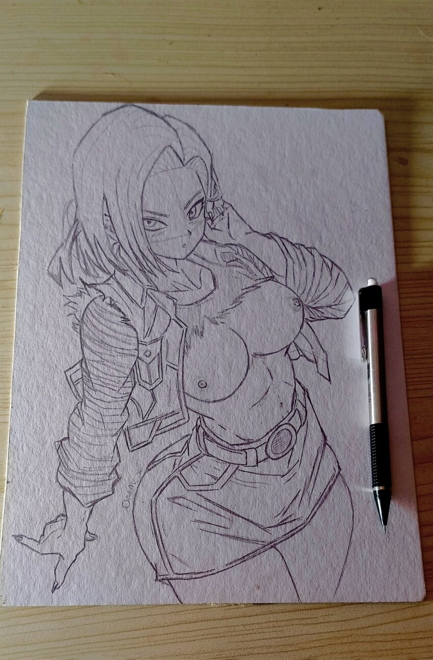 Android 18 (Dragon Ball) Rule 34 Image