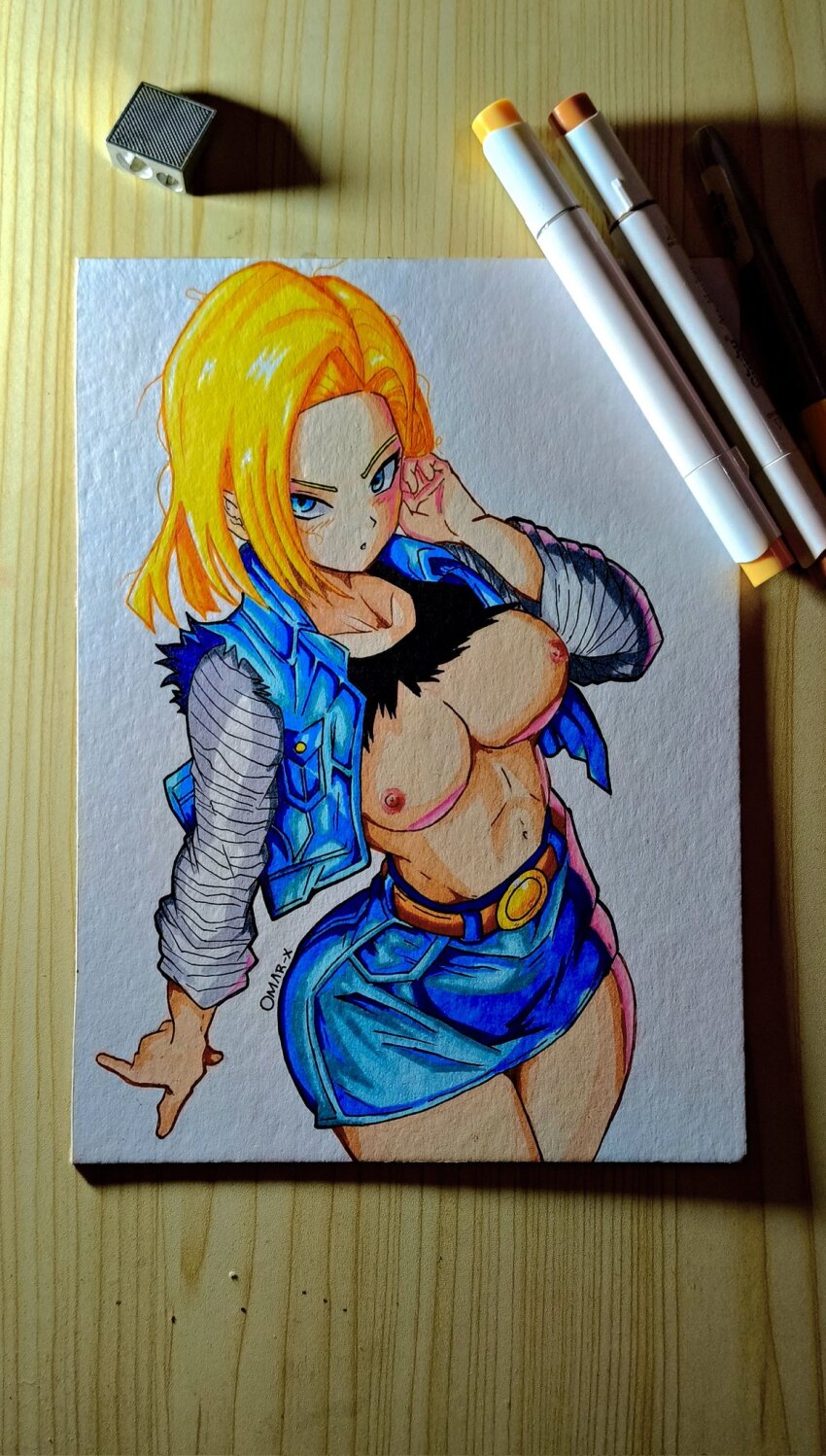 Android 18 (Dragon Ball) Rule 34 Image