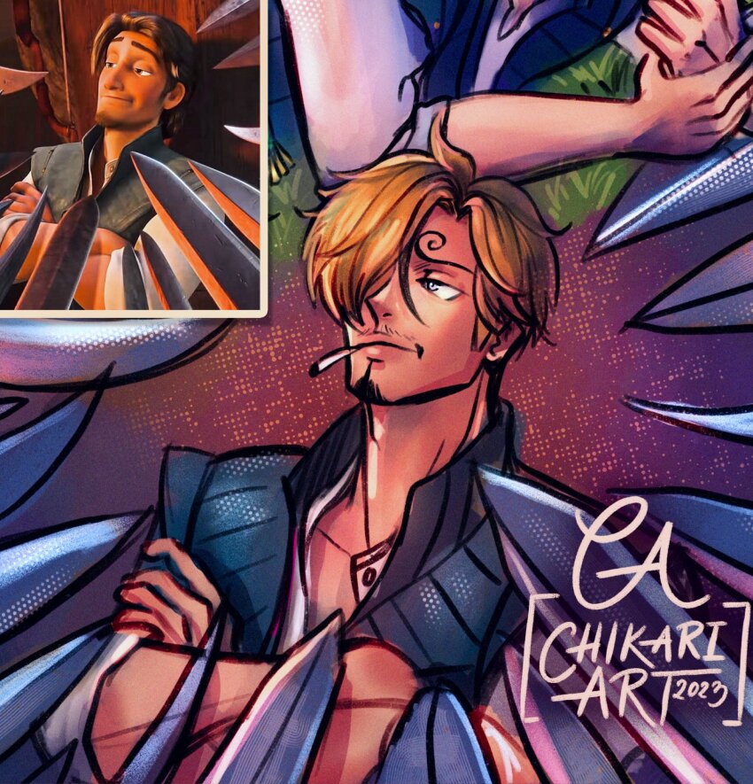Flynn Rider (One Piece) Rule 34 Image