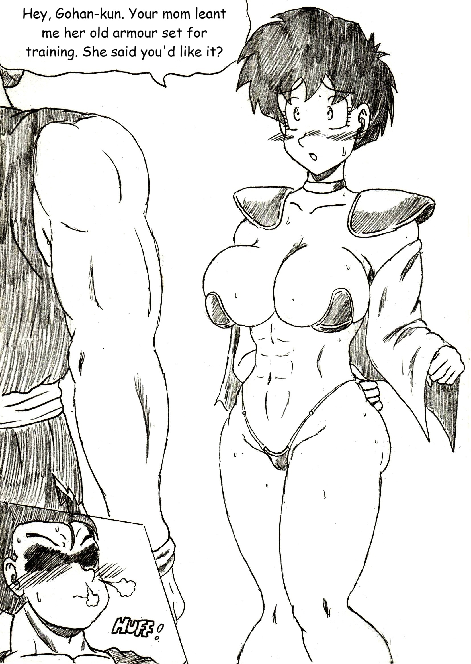 Son Gohan (Dragon Ball) Rule 34 Image