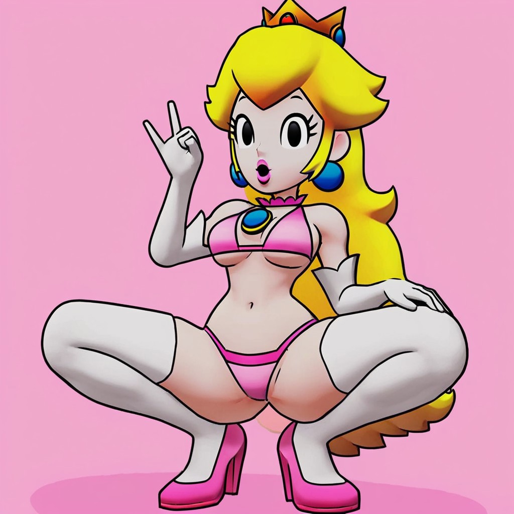 Princess Peach (Mario (Series)) Rule 34 Image