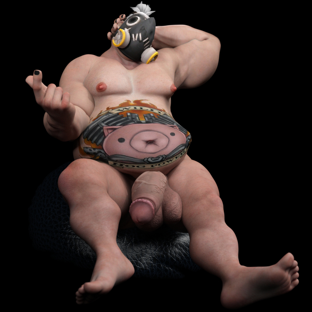 Roadhog (Overwatch) Rule 34 Image
