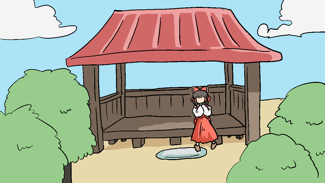 Hakurei Reimu (Cookie (Touhou)) Rule 34 Image