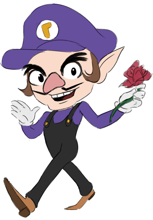 Waluigi (Mario (Series)) Rule 34 Image