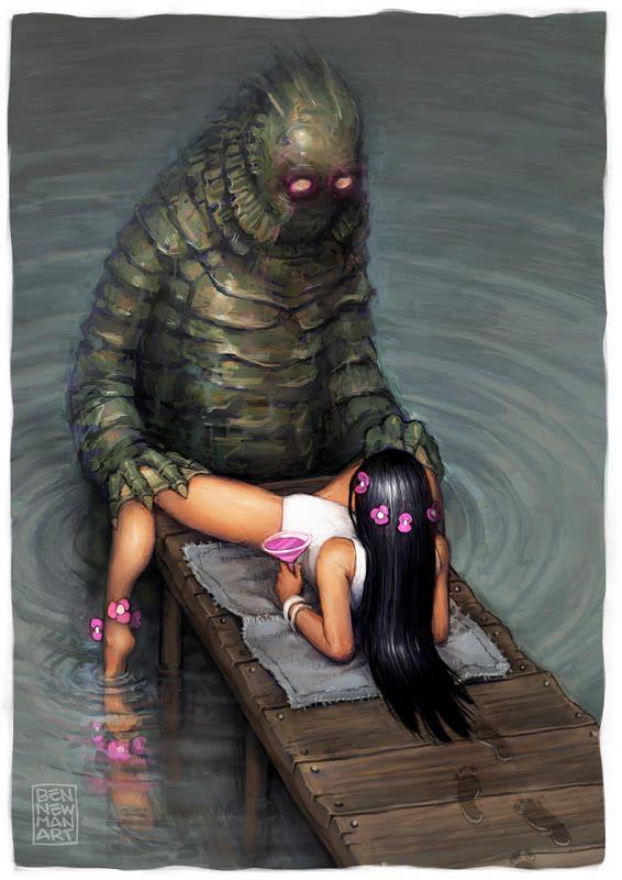 Gill-Man (Creature From The Black Lagoon) Rule 34 Image