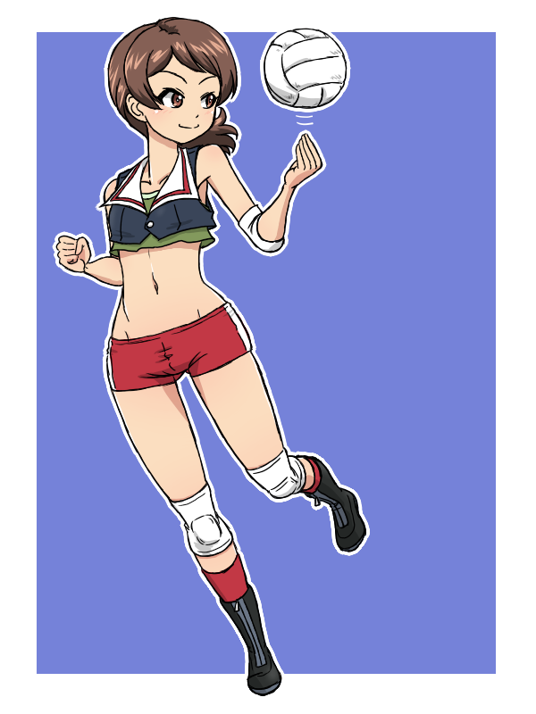 Kawanishi Shinobu (Girls Und Panzer) Rule 34 Image