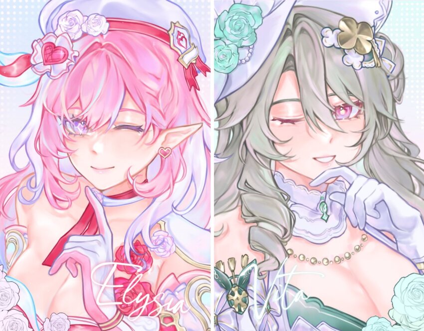 Elysia (Hi Love Elf) (Honkai Impact) Rule 34 Image