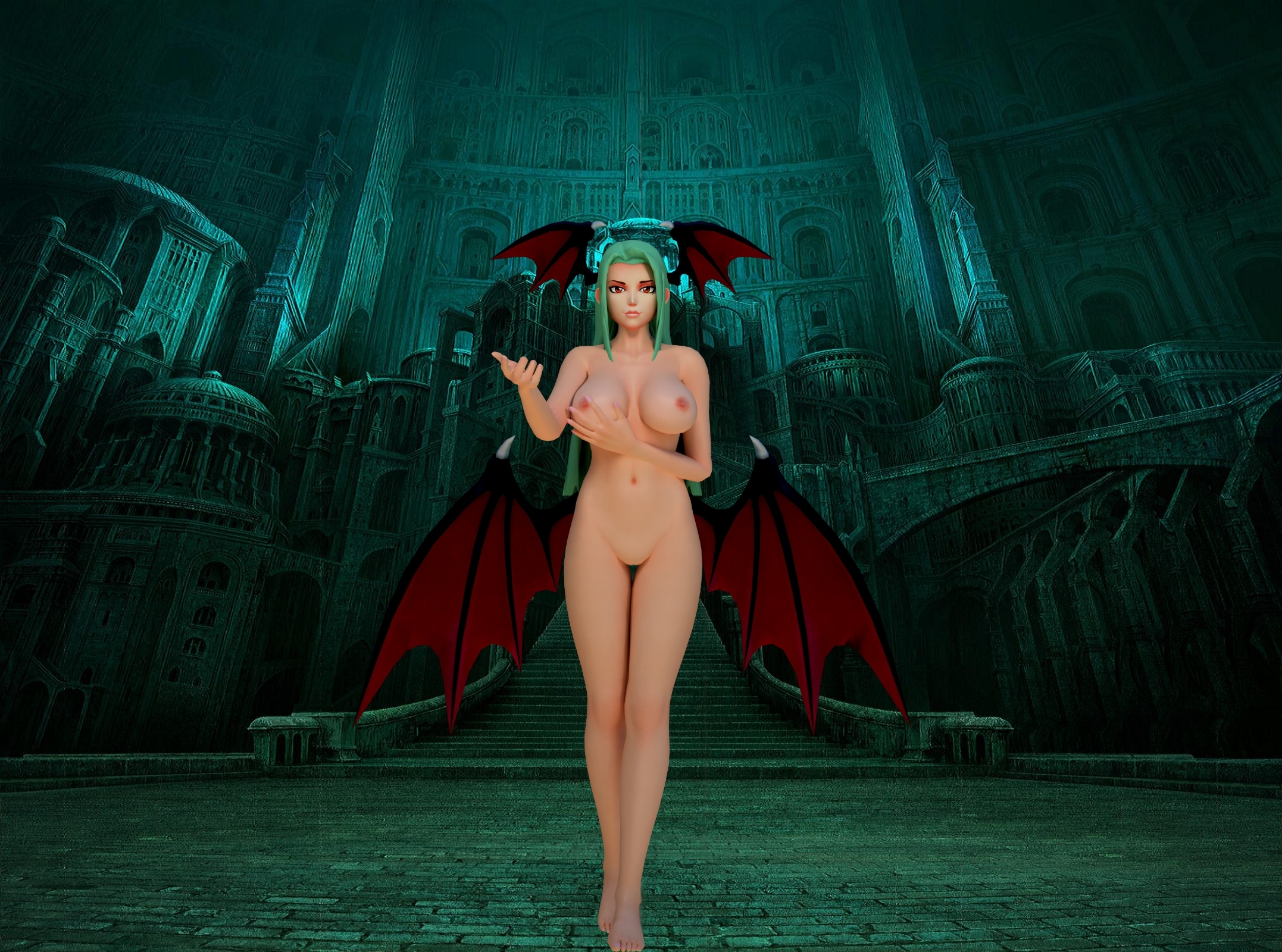 Morrigan Aensland (Darkstalkers) Rule 34 Image