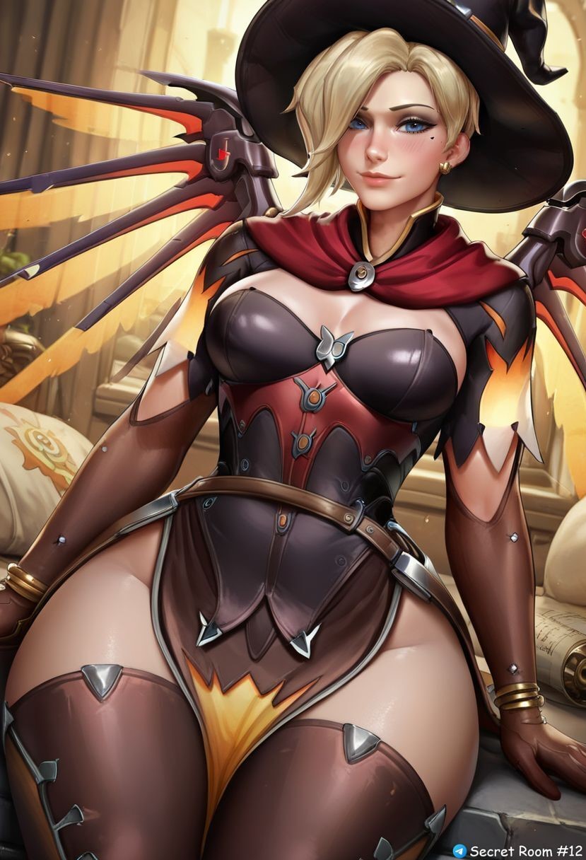 Angela Ziegler (Overwatch) Rule 34 Image