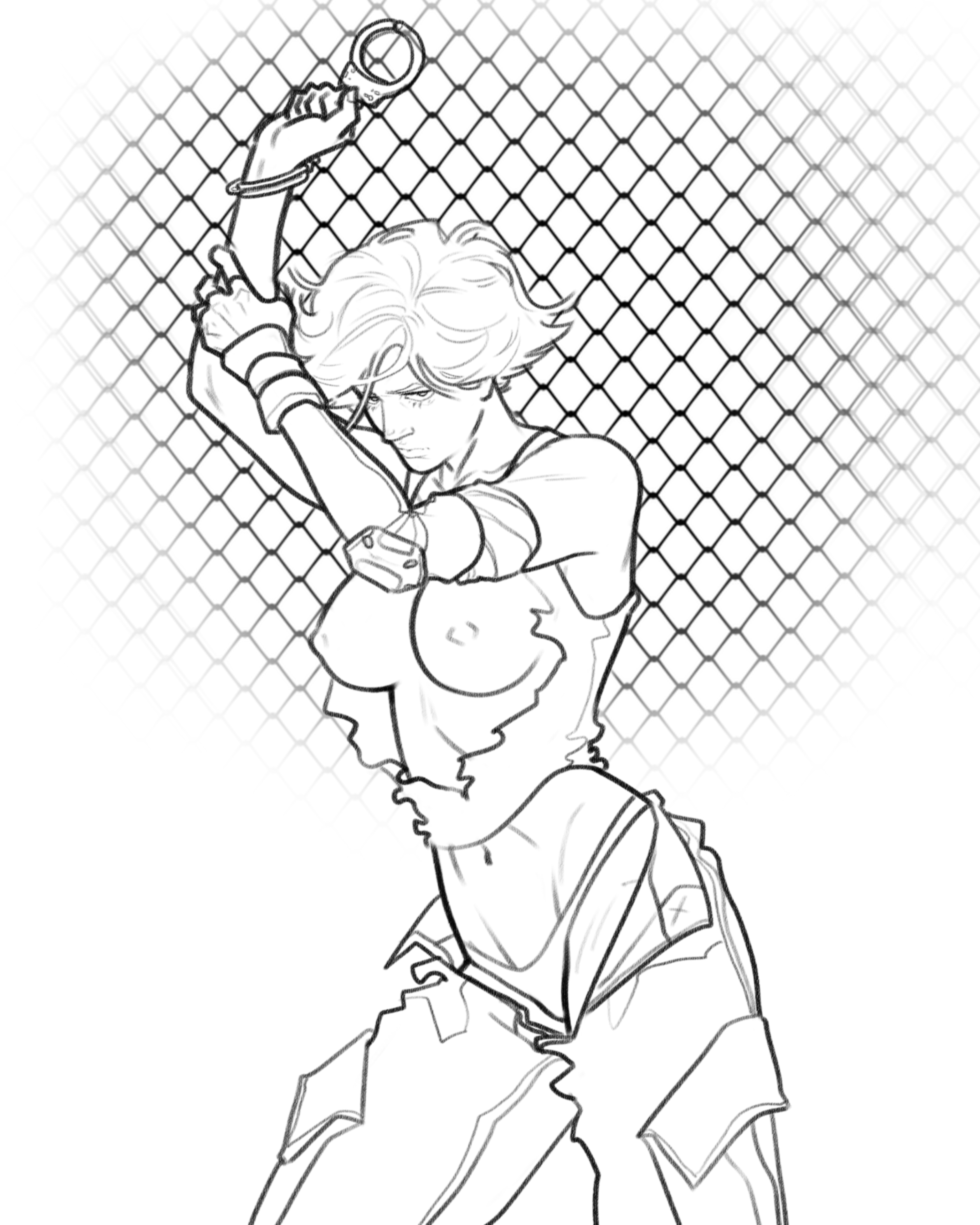 Meryl Silverburgh (Metal Gear) Rule 34 Image