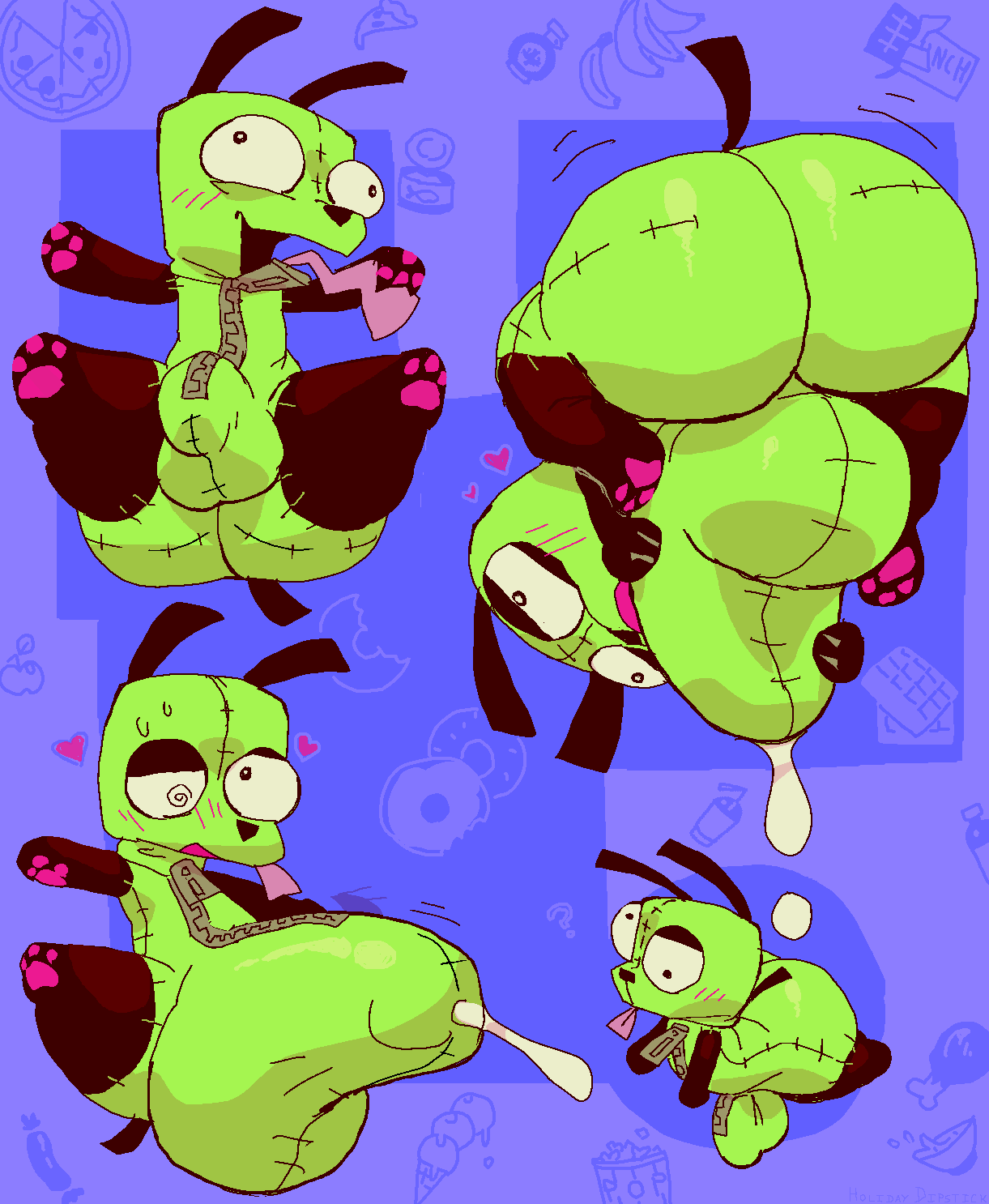 Gir (Invader Zim) Rule 34 Image