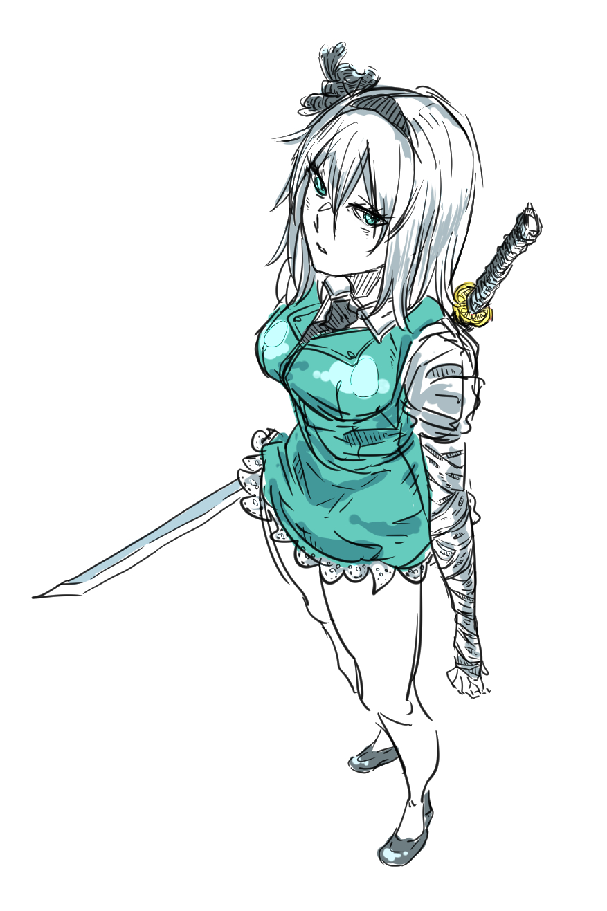 Konpaku Youmu (Touhou) Rule 34 Image