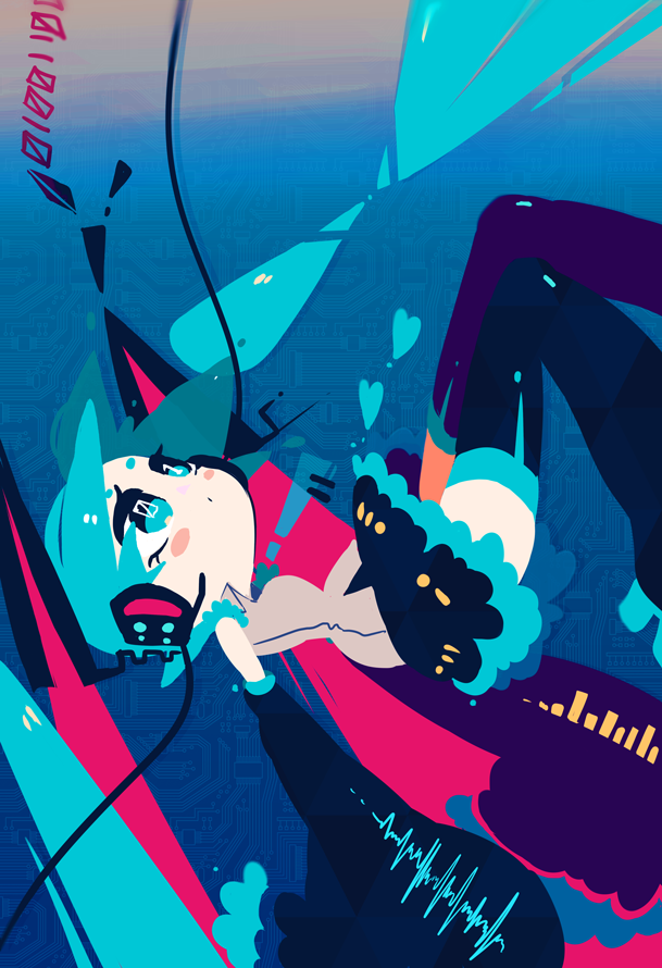 Hatsune Miku (Vocaloid) Rule 34 Image