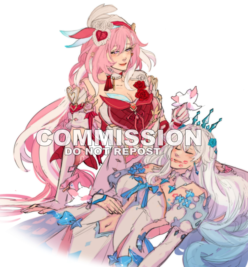 Elysia (Hi Love Elf) (Honkai Impact) Rule 34 Image