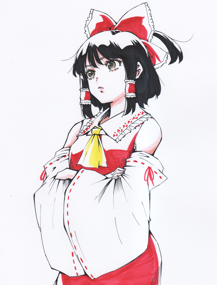 Hakurei Reimu (Touhou) Rule 34 Image