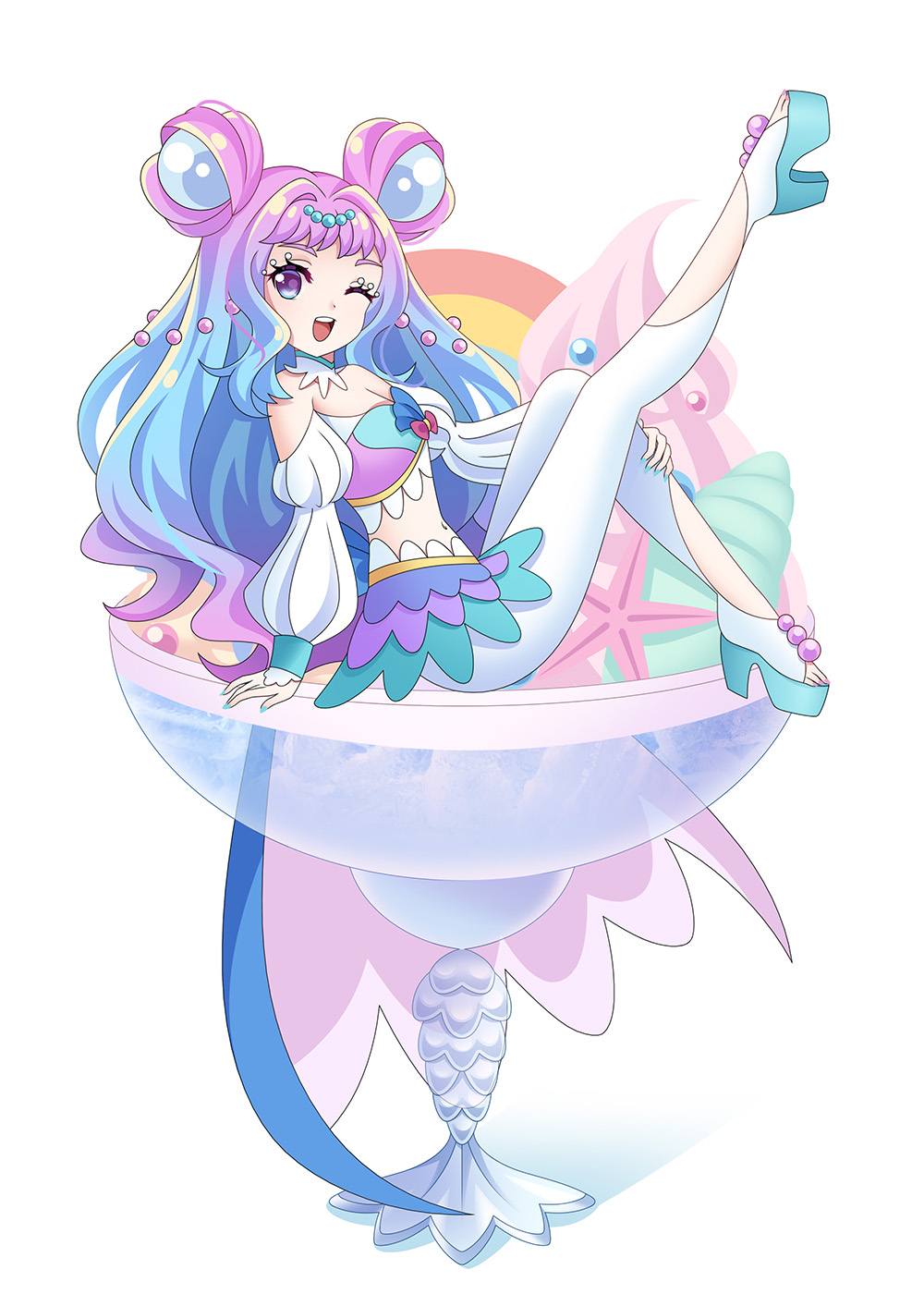 Cure La Mer (Precure) Rule 34 Image