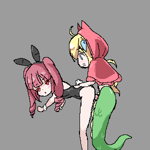 Hanazono Yurine (Jashin-Chan Dropkick) Rule 34 Image
