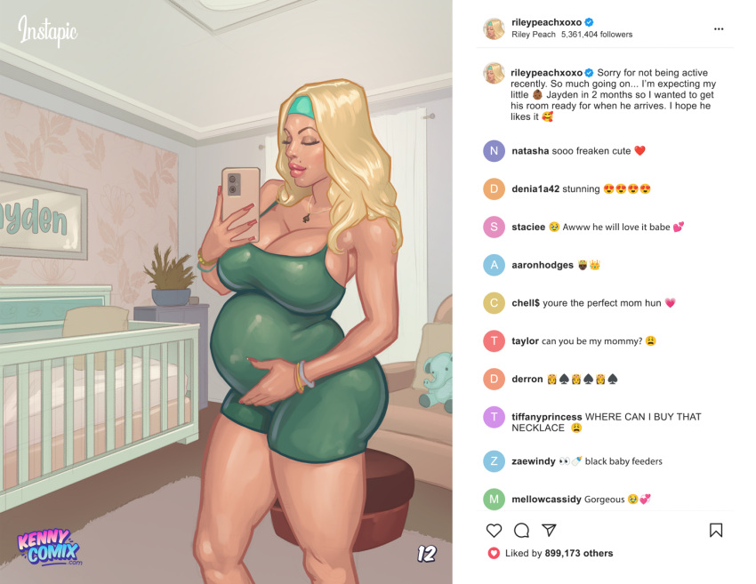Riley Peach (Kennycomix) Rule 34 Image