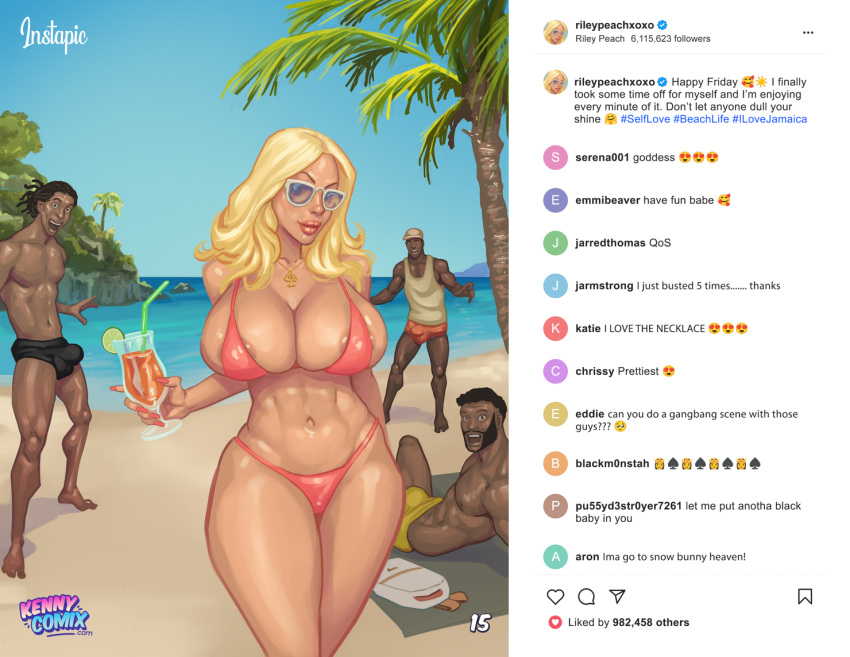 Riley Peach (Kennycomix) Rule 34 Image